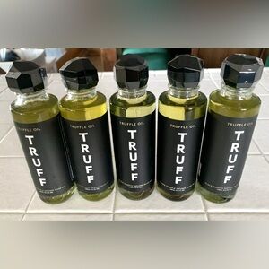TRUFF Black Truffle Olive Oil Lot 5 Jars 5.6oz NEW Vegan Cooking